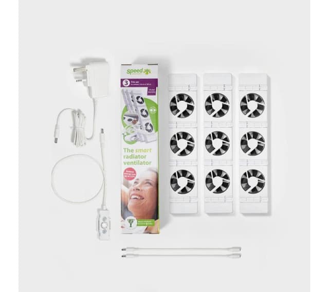 SPEEDCOMFORT Trioset Smart Radiator Fan - White 8719324414708