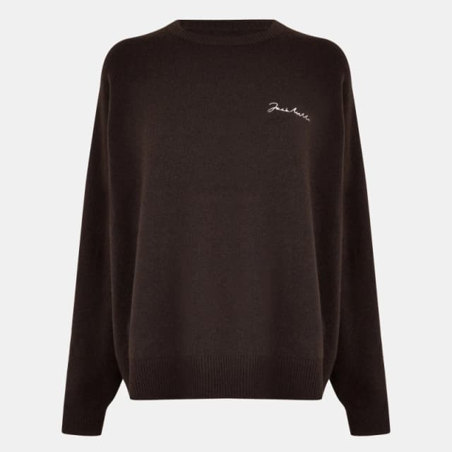 Jack Wills Womens Classic Crew Neck Jumper Cocao female 8 (XS)