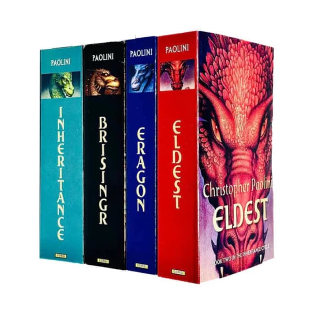 The Inheritance Cycle 4 Book Set Paperback Edition By Christopher Paolini Includes Eragon Eldest Brisingr Inheritance Christopher Paolini Books