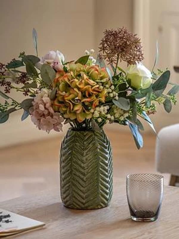 Crossland Grove Glazed Hydrangea Arrangement, Green 5061090000000