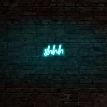 Shhh - Blue Blue Wall Lamp
