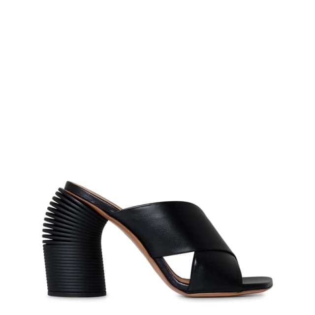 Off White Womens Spring Mules Black female 5 (38)
