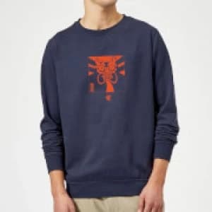 Samurai Jack Aku Kanji Sweatshirt - Navy - 3XL