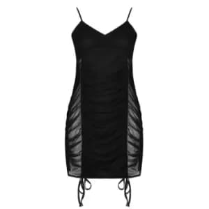 I Saw It First Ruched Dress - Black