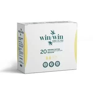 Organic Applicator Tampons Pack 20 Pack of 12 9660 TSL09661