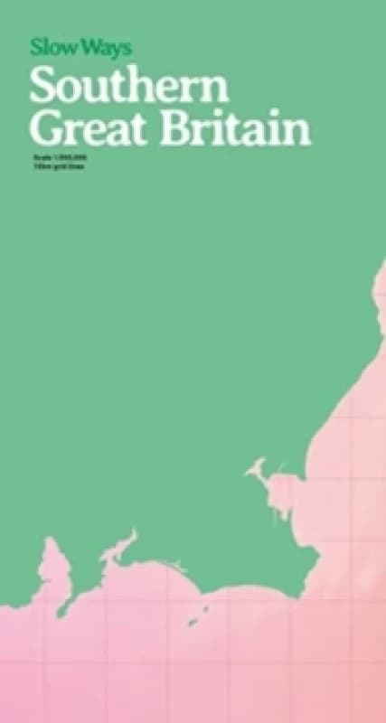 Slow Ways Southern Britain Sheet map, folded