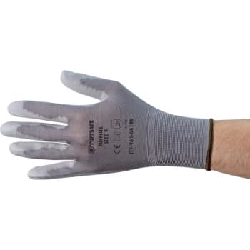 Tufflite Palm-side Coated Grey Gloves - Size 10