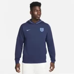 Nike England Travel Hoodie 2022 2023 Adults - Blue
