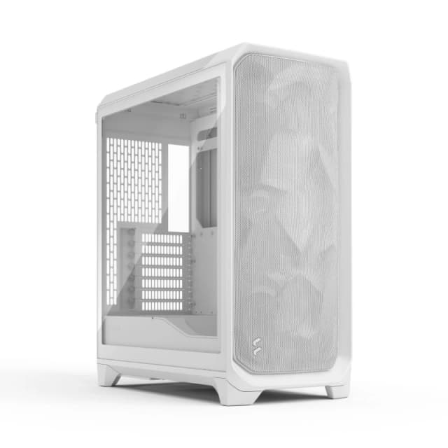 Fractal Design Meshify 3 Mesh Front EATX High Performance White Tempered Glass Gaming Case - FD-C-MES3A-04