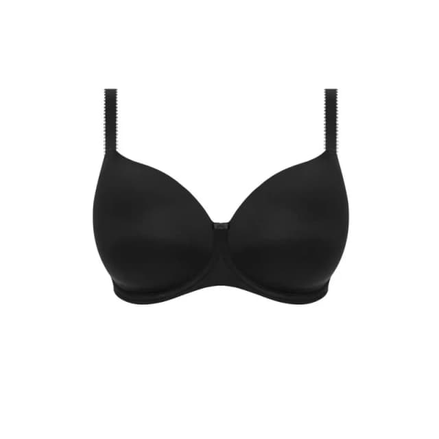 Fantasie Womens underwired molded bra Fantasie Smoothease Noir Female 80J