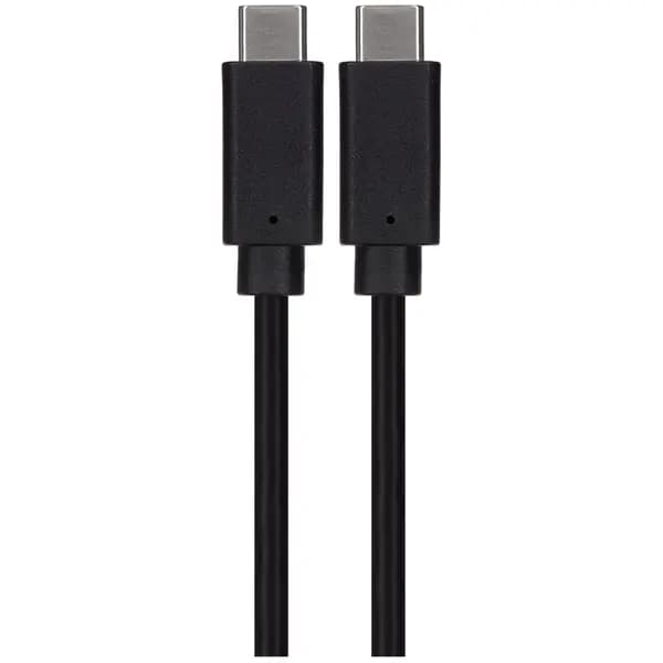 Maplin Maplin 60W USB-C to USB-C Data Transfer & Charging Cable - Black, 2m A02UY