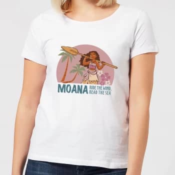 Moana Read The Sea Womens T-Shirt - White - 3XL