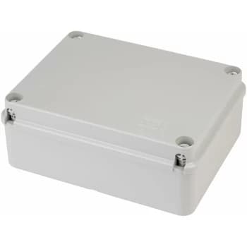 GW 44 207 Junction Box Ip56 Screwed Lid Grey 190 x 140 x 70mm - Gewiss
