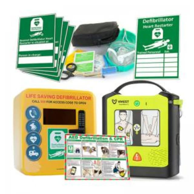 Vivest Power Beat Semi - Auto Defib Outdoor Cabinet Package