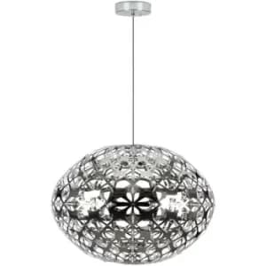 Linea Verdace Orbiter Spherical Pendant Ceiling Light Chrome