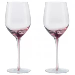Denby Colours Red Wine Glass (Pink) Set Of 2