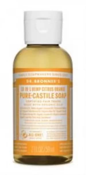 Dr Bronner Organic Citrus Orange Liquid Soap 60ml