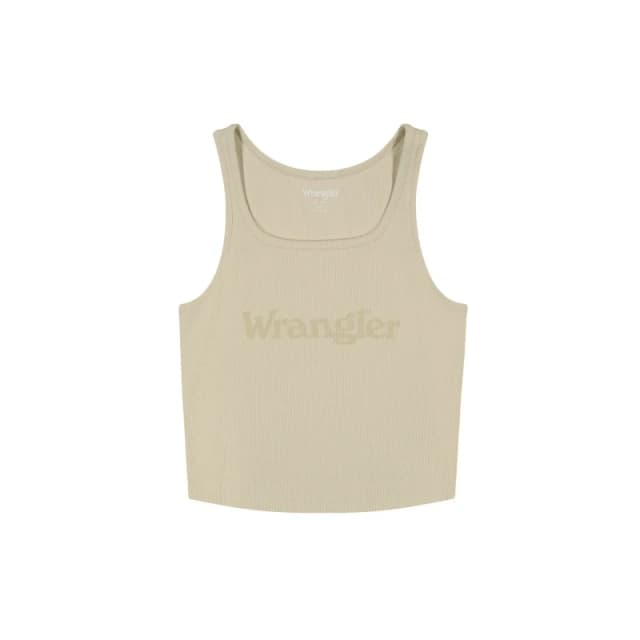 Wrangler Womens tank top Wrangler Logo Stone Beige Female L