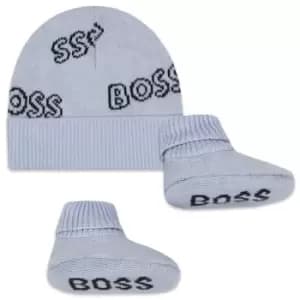 Boss Hat Socks Set Bb24 - Blue
