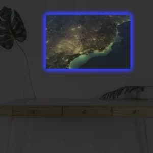 4570DHDACT-105 Multicolor Decorative LED Lighted Canvas Painting