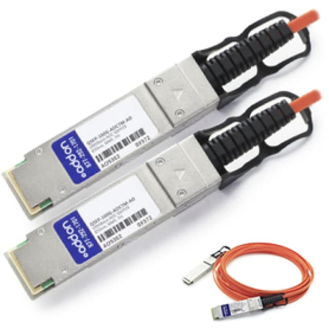 AddOn Networks 7m. 2xQSFP28 InfiniBand/fibre optic cable QSFP28 Black.