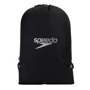 Speedo Pool Bag (One Size) (Black/Green)
