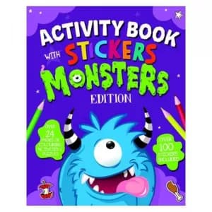 Monster Activity Book with Stickers Pack of 12 26073-MONS