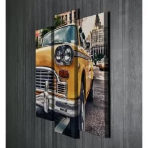 UC022 Multicolor Decorative Canvas Painting (3 Pieces)