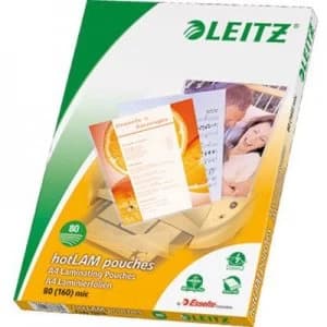 Leitz Laminate sheet A4 80 micron glossy 100 pcs