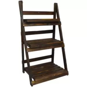 Watsons - Folding Shelves - Burntwood - Burntwood / Lacquered