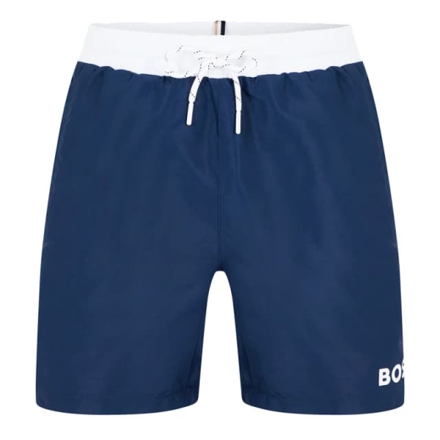 Boss Mens Starfish Breathable Mesh Swim Shorts Navy male Large