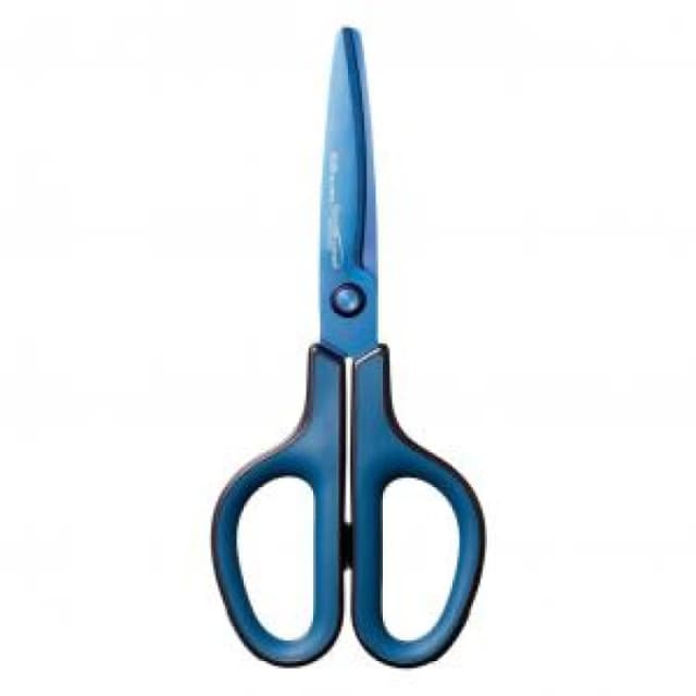 Plus by Pentel Plus By Pentel Fitcut Curve Premium Titanium Coated Non Stick Scissors 175mm Blue 35057 35057