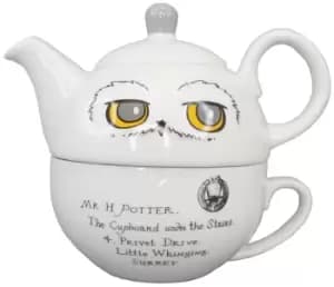 Harry Potter Hedwig - Tea for one Teapot white yellow black