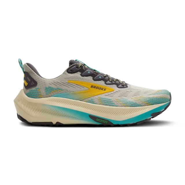 Brooks Brooks Ghost Trail Mens Bleached Sand/rabbit/bluefish - Beige / 8 / Standard