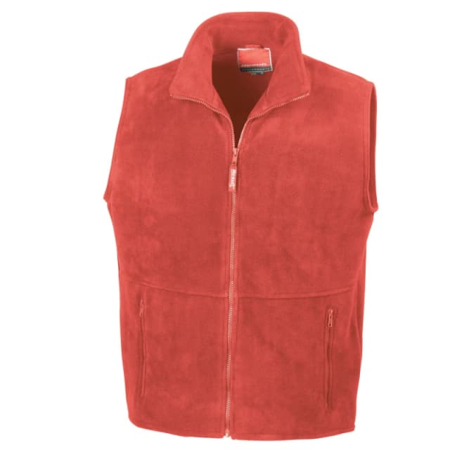 Result Result Men Polartherm Body Warmer in Red Size: Medium Red M Male 5063470721825
