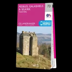 Map of Peebles, Galashiels & Selkirk