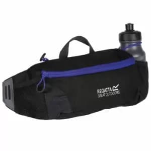 Regatta Blackfell III Hip Pack With Bottle (One Size) (Black/Surfspray)