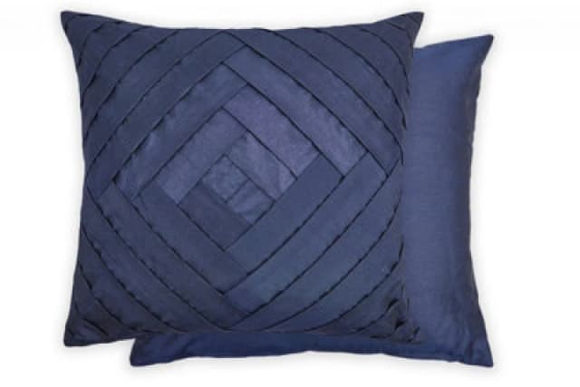 Gio Cushion Cover In Navy Blue