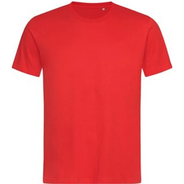 Stedman Stedman Men Lux T-Shirt in Red Size: Small Red S Male 5063107601025