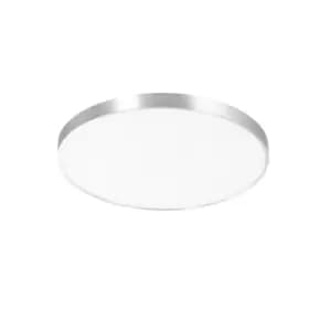 Sierra Round Integrated LED Panel, Silver, 4000K, 4500lm