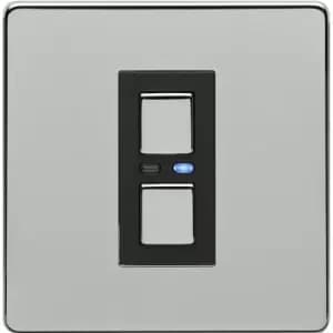 LightwaveRF 230V 1 Gang 2-Way Dimmer - Chrome - Slave Unit - JSJSLW450C