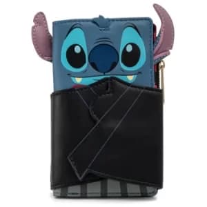 Loungefly Disney Vampire Stitch Bow Tie Flap Wallet