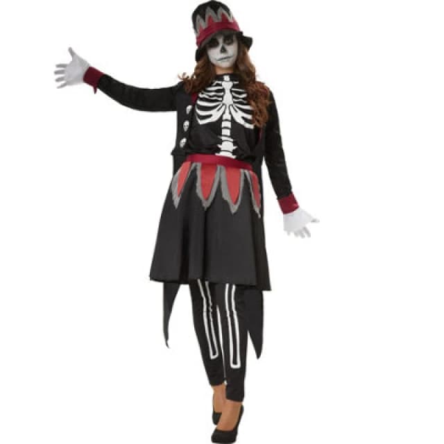 Tectake Spooky Skull Lady Costume 302412 - Black S