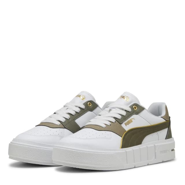 Puma Womens Cali Luxe Court Trainers Nvy/Wht/Blu female 3 (35.5)