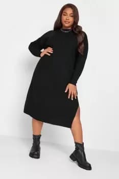 Ribbed Midi Jumper Dress