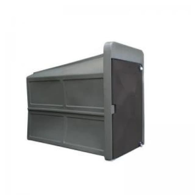Secure Cycle Locker, Recycled Black 1700Mm Deep