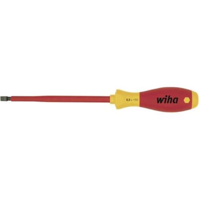 Wiha Wiha SoftFinish electric VDE Slotted screwdriver Blade width: 2mm Blade length: 60 mm DIN ISO 2380, DIN EN 60900 00819