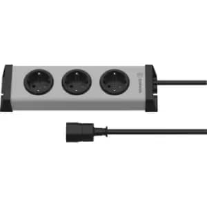 Power strip (w/o switch) 3x Grey PG connector Ehmann Vario Linea