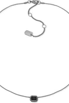 NK 16" CARDED STONE PENDANT - HEM/JET