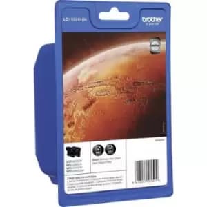 Brother Ink LC-1100HYBK Original Pack of 2 Black LC1100HYBKBP2DR